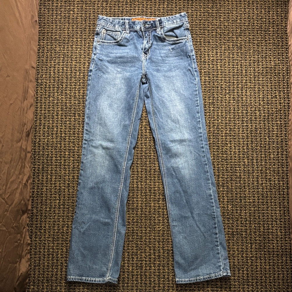 Women’s Rock & Roll Denim Size 18 Hooey Relaxed Bootcut Cotton Blend Denim Jeans